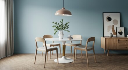 Minimalist Dining Area with Elegant Design