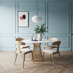 Minimalist Dining Area with Elegant Design