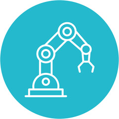 Industrial Robot Icon