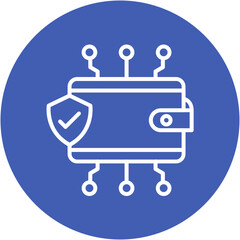 Secure Digital Wallet Icon