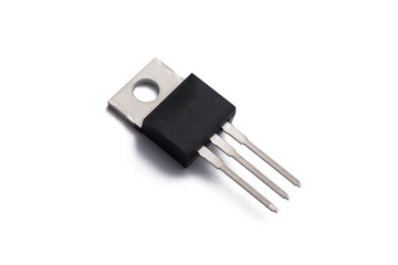 Electronic voltage regulator transistor isolated