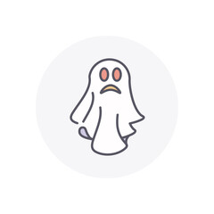 Ghosts vector icon stock illustration