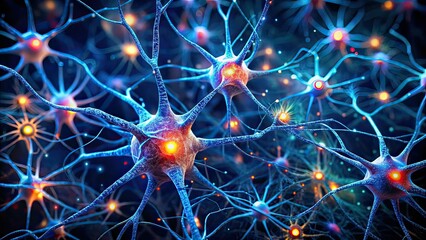 Floating Neurons in Space - Drone Macro Photography