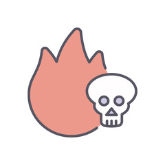 Ectoplasm vector icon stock illustration