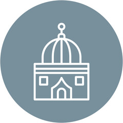 Mosque Dome Icon