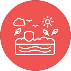 Ocean Conservation Icon