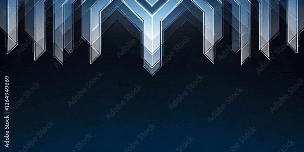 Poster dynamic abstract digital artwork featuring geometric shapes and patterns modern art gallery digital 