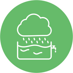 Rainwater Harvesting Icon
