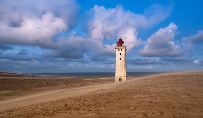 Lighthouse Rubjerg Knude north Denmark