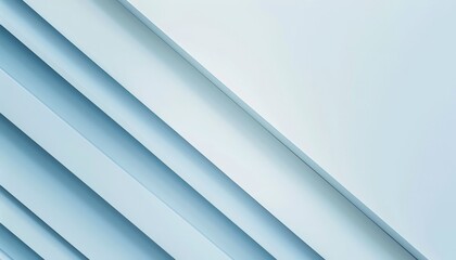 Fototapeta premium Geometric abstract background with diagonal blue lines in minimalist style
