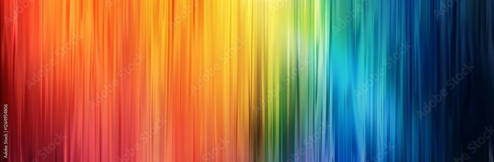 Aufkleber vibrant abstract rainbow striped pattern with vertical gradient lines