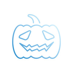 Pumpkin vector icon stock illustration