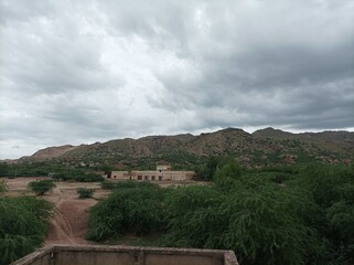 A Monsoon spell Clouds over Mountain 