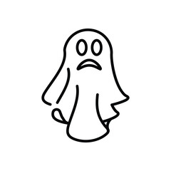 Ghosts vector icon stock illustration