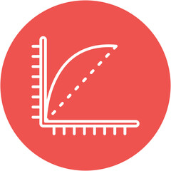 ROC Curve Icon