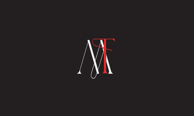 MT , TM , M , T Abstract Letters Logo Monogram	