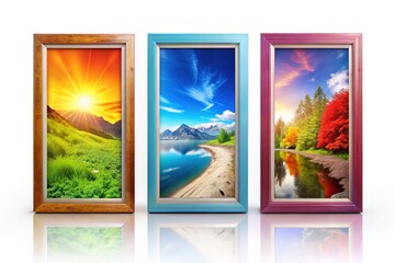 Three Stunning Rectangular Photo Frames