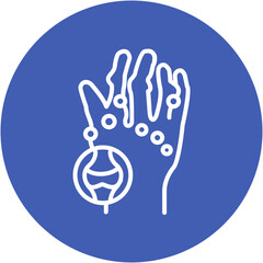 Obraz premium Rheumatism Icon