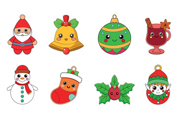 Christmas elements decoration