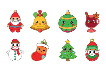 Christmas elements decoration