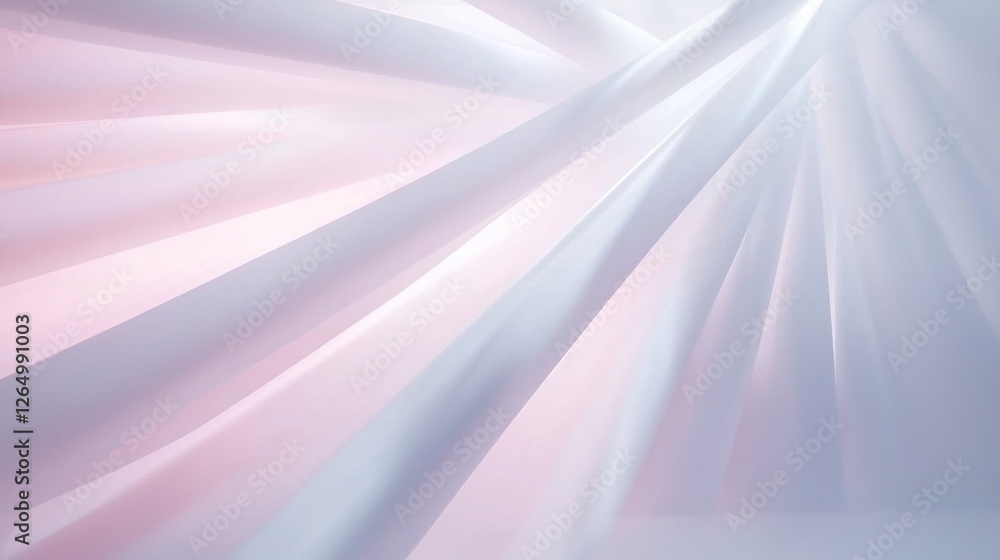 Poster abstract background with a gradient effect. the background is predominantly white, with a soft pink 