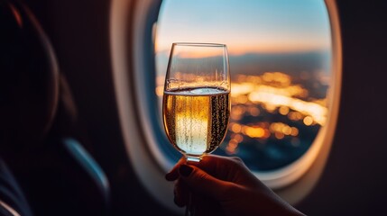 A Toast to New Adventures Above the Cityscape