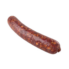 Close Up of a Savory Smoked Sausage