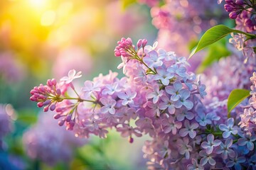 Long Exposure Lilacs, Dreamy Blossoms,  Night Photography,  Floral Art,  Soft Focus
