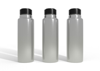 Stainless Steel Sports Bottle Mockup for Premium Branding