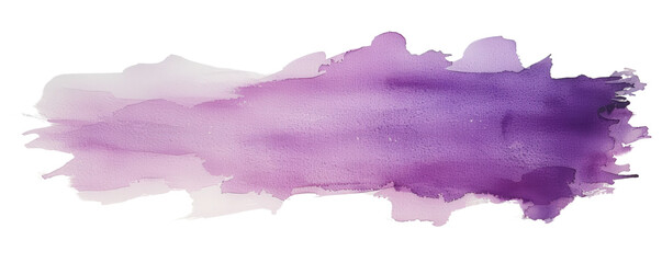 Soft Purple Watercolor Brush Stroke Background for Artistic and Design Use in Various Creative Projects