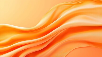 Obraz premium Abstract Orange Fabric Drape with Soft Texture and Warm Light