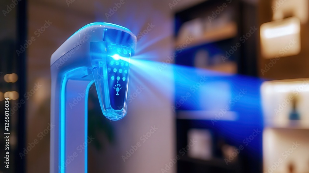 Poster infrared thermometer with ai-powered fever detection