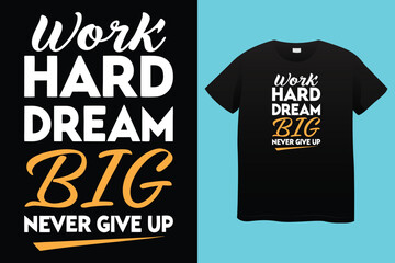 Typography T Shirt Design, Motivational typography t shirt design, custom, minimalist, success, hard work, future, make your own luck