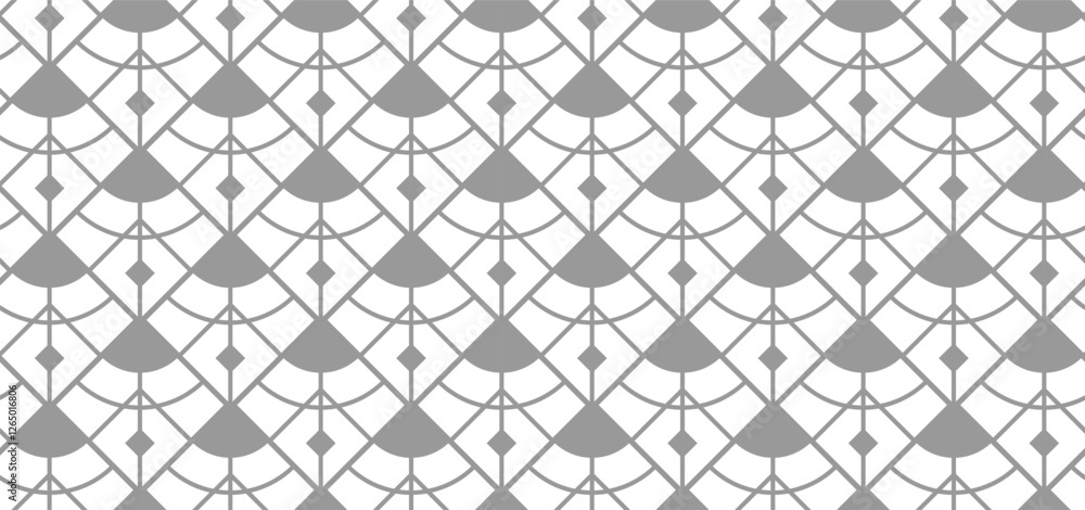 Poster abstract geometric pattern. seamless vector lines.