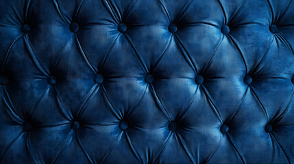 Deep Blue Velvet Upholstery Texture: A Luxurious Close-Up