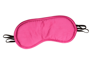 Sleep mask isolated on transparent background