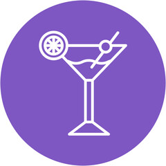 Cruise Cocktail Icon