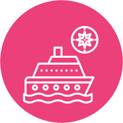 Cruise Compass Icon