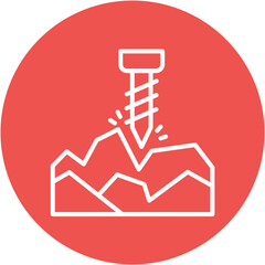 Mining Drill Icon