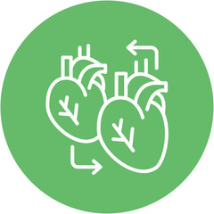 Heart Transplant Icon