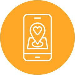 GPS Love Icon