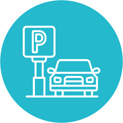 Street Parking Icon