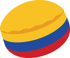 Arepa Cake Venezuela Colombia Illustration