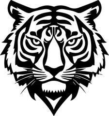 Fierce Tiger Head Silhouette Vector Design
Bold Tiger Silhouette for Graphic Projects
Vector Art of a Majestic Tiger Head
Powerful Tiger Head Silhouette for Logos
Wild Tiger Head in Bold Silhouette St