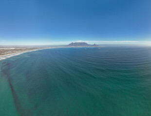 Aerial panoramas from the Western Cape in South Africa