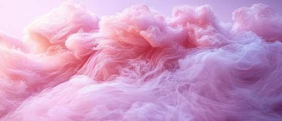Abstract Pink Cloudscape Background.