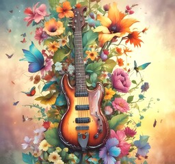 Illustration of sound background.