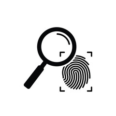 Silhouette vector illustration of a lock and keyhole icon