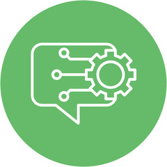 Obraz premium Natural Language Processing Icon