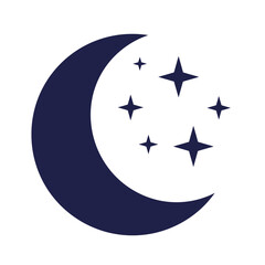 moon and stars